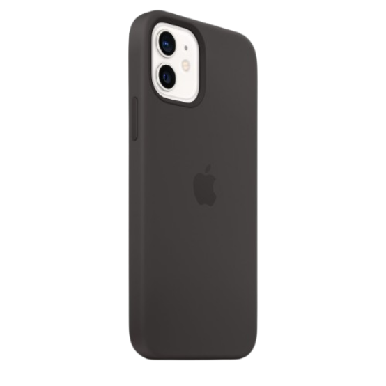 Apple silicone case with MagSafe iPhone 12/12 Pro (Original Quality) Black